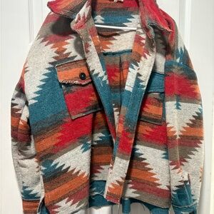 LA MIEL Multicolor Patterned Jacket